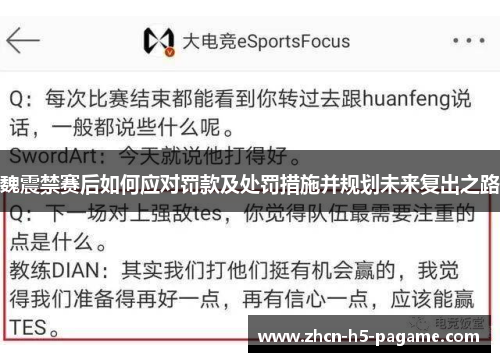 魏震禁赛后如何应对罚款及处罚措施并规划未来复出之路